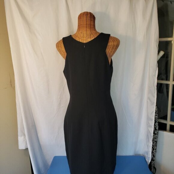 Laundry by Shelli Segal Women's Black Sleeveless Dress Size 12 - Picture 3 of 4